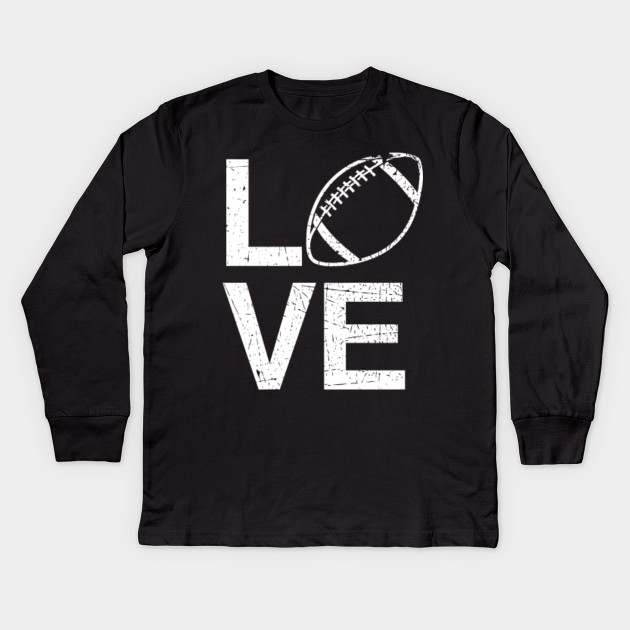 Love Football Logo Fan Sports